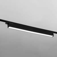 Трековый светодиодный светильник для трехфазного шинопровода X-Line черный матовый X-Line черный матовый 28W 4200K (LTB55) трехфазный (Elektrostandard, Трековый светодиодный светильник для трехфазного шинопровода X-Line черный матовый)
