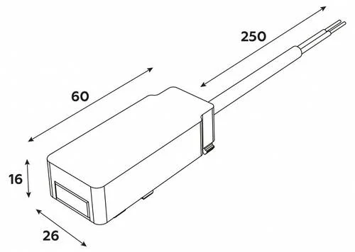 Токопровод концевой Ambrella Light GV GV1261 - Amppa.ru