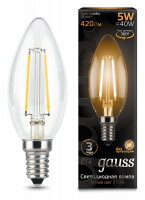 Лампа светодиодная Gauss  E14 5Вт 2700K 103801105