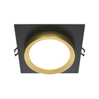 Встраиваемый светильник Downlight Hoop, 1xGX53 Черный (Maytoni Technical, DL086-GX53-SQ-BG)