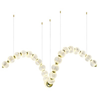 Люстра Линейная Crystal L-vision, Led, Золотой (Odeon Light, 5008/92l)