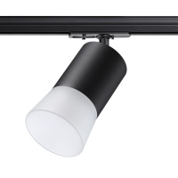 Светильник Трековый Однофазный Двухжильный (универсальный) Elina Port, 1xGU10, Черный (Novotech, 370902)