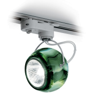 Спот Beluga, Зеленый/Хром (Fabbian, D57J0743)