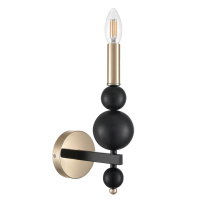 Бра Nana Moderni, 1xE14, Черный (Lumion, 8106/1w)